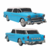 Caixa de Som Bluetooth Formato de Carro Clássico Kapbom WS-1955 na internet