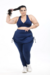 Legging Fitness com Saia Repuxada Plus Size - comprar online