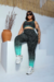 Conjunto Legging e Top Poliamida Degradê Plus Size - loja online