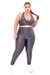 Calça Legging Feminina Black Out em Poliamida 3D Plus Size Cintura Alta - comprar online