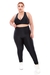 Calça Legging Feminina Black Out em Poliamida 3D Plus Size Cintura Alta