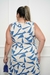 Imagem do Vestido Feminino Longo Plus Size Estampado regata