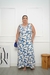 Vestido Feminino Longo Plus Size Estampado regata - comprar online