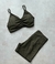 conjunto shorts jully verde militar