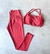 conjunto calça delfit rosa coral