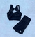 conjunto shorts Selena preto - comprar online