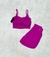 conjunto shorts laila duplo roxo - comprar online