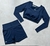 conjunto shorts maya manga longa