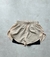 shorts duplo avulso bege