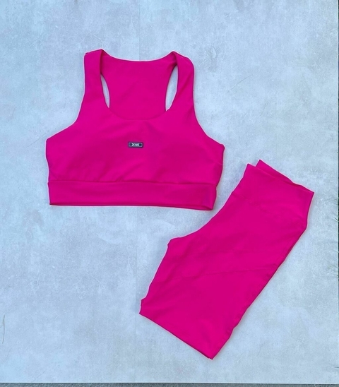 conjunto shorts vitoria rosa pink