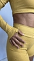 Cropped avulso manga longa amarelo ocre - comprar online