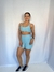 conjunto shorts sophia azul céu - comprar online