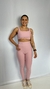 Conjunto calça Mel rosa claro