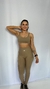Conjunto calça Ingrid bege escuro