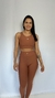 Conjunto calça Vanessa marrom claro