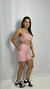 conjunto shorts sophia rosa claro - comprar online