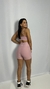 conjunto shorts sophia rosa claro na internet