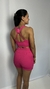 conjunto shorts canelado Bianca rosa pink na internet