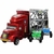 Camion Con Acoplado 2 Piso a Friccion + 2 Motos Choperas o Cuatriciclos Burbuja (44x15 Cm)