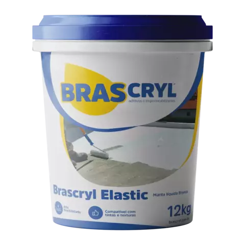 Brascryl Elastic 4 kg - Manta liquida branca - comprar online