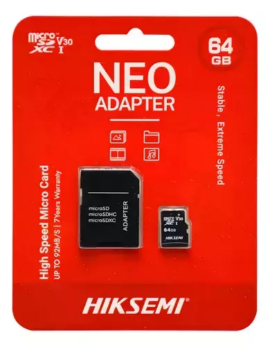 MEMORIA MICRO SD 64GB - CLASE 10 HIKSEMI - comprar online