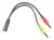 ADAPTADOR AUDIO 3 1/2 (H) > 2* 3 1/2 (M) (AUR/MIC) VAPEX