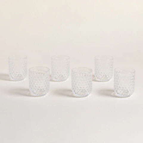 Set X6 Vasos Bajos Romb 200Ml