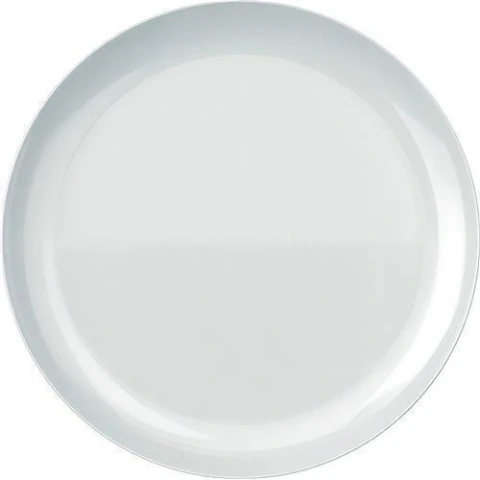 Plato Playo de Vidrio Nadir Blanc