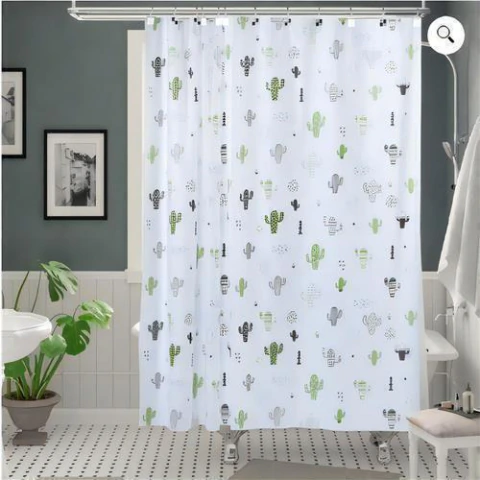 Cortina para baño Doble C/Gancho