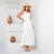 Vestido Branco com Botão