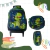 Kit Mochila Escolar de Rodinhas com Lancheira e Estojo Infantil