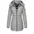 Parkas gruesas y cálidas para mujer, abrigos con cremalleras de color sólido, - comprar en línea