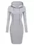 Vestido con capucha - tienda en línea
