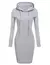 Vestido con capucha - comprar en línea