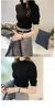 Blusa de punto de Cuello medio alto