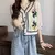 Blusa de ganchillo con bordado de flores - Shop Dr.DJ