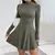 Vestido mangalarga con cuello en internet