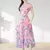 Vestido de Manga corta floral - Shop Dr.DJ