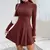 Vestido mangalarga con cuello