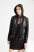 Chaqueta de cuero para frío