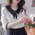 Imagen de Blusa de encaje con cuello