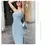Vestido largo con tirantes - online store