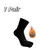 Calcetines de 5 dedos, hasta 10 pares - Shop Dr.DJ
