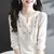 Blusa holgada de manga larga - comprar en línea