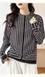 Blusa informal de manga larga