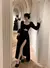 Vestido de manga larga con abertura lateral - tienda en línea