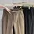 Pantalones de traje gruesos de lana para hombre - buy online
