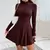 Vestido mangalarga con cuello