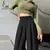 Pantalones largos de cintura alta para mujer,