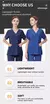 Pijama Quirúrgica con cuello V - comprar en línea